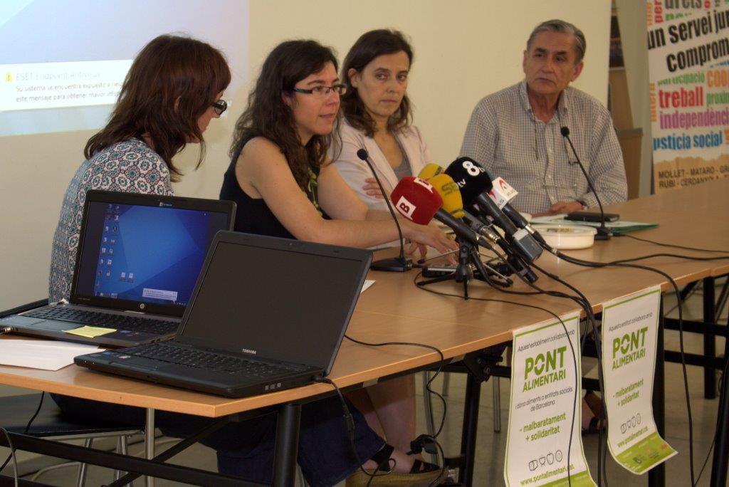 Roda de premsa per presentar el Pont Alimentari