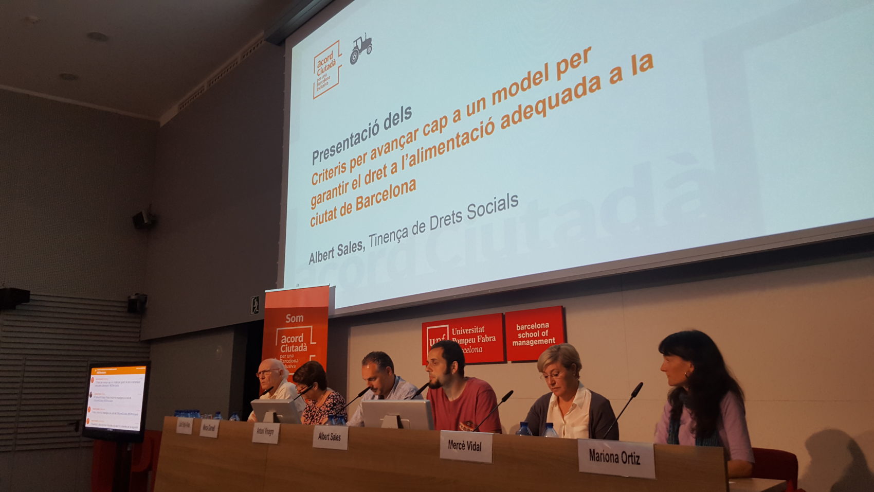 Conferència 2017 del Projecte Tractor Barcelona Garantia Social