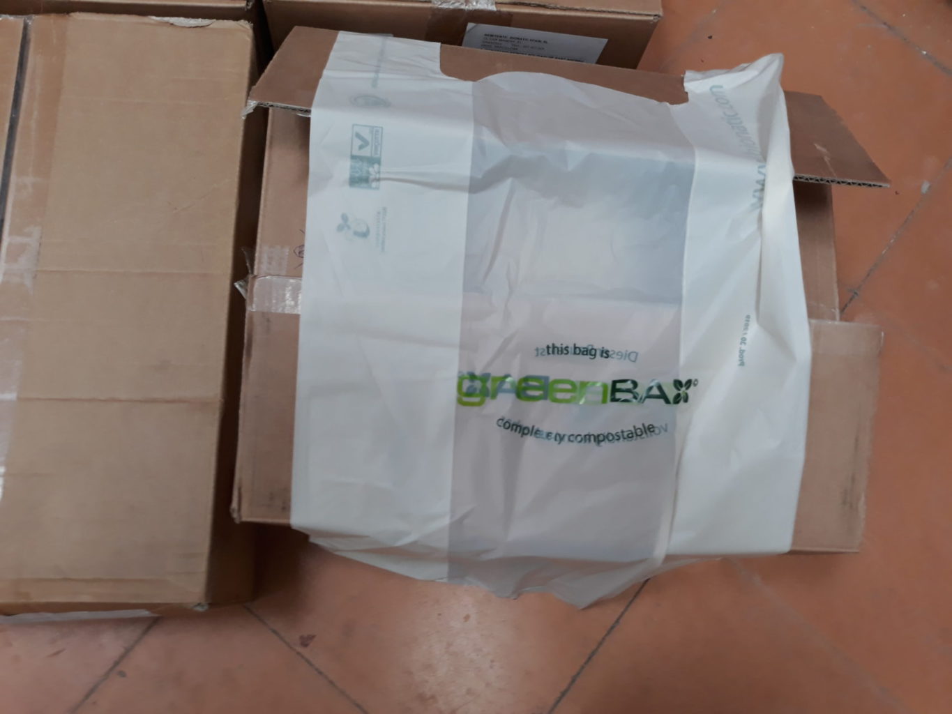 Donació de bosses biodegradables