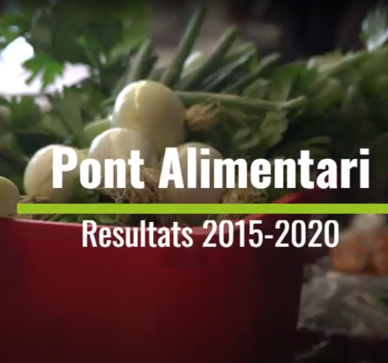 Video resultats Pont Alimentari 2015-2020