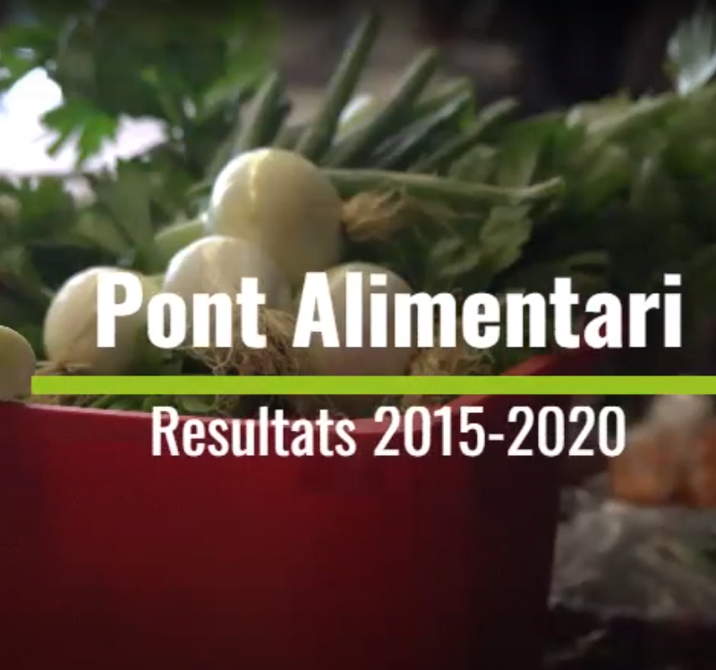 El Pont Alimentari compleix sis anys amb 1.423 tones de menjar aprofitat