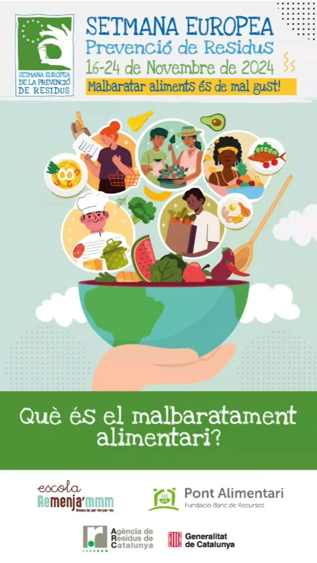 #ewwr2024 #europeanweekwastereduction #foodwaste  #malbaratamentalimentari #foodwastewarriors